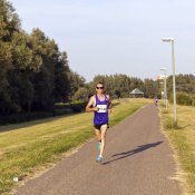 Winnaar 15 km Zoomer Wantijrun Ruben Scheurwater